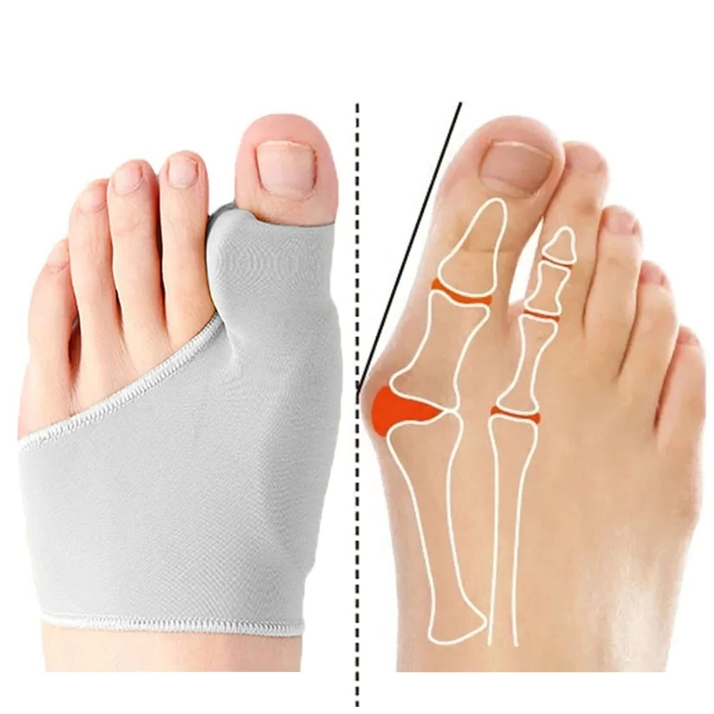 Ankle Brace Sock - 1/2 пары разделителей пальцев ног, корректор