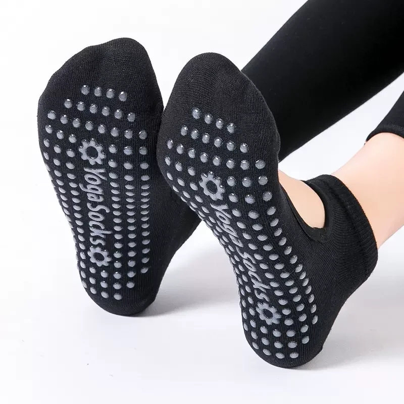 No Show Sock Women - Высококачественные женские носки для йоги, противоскользящие