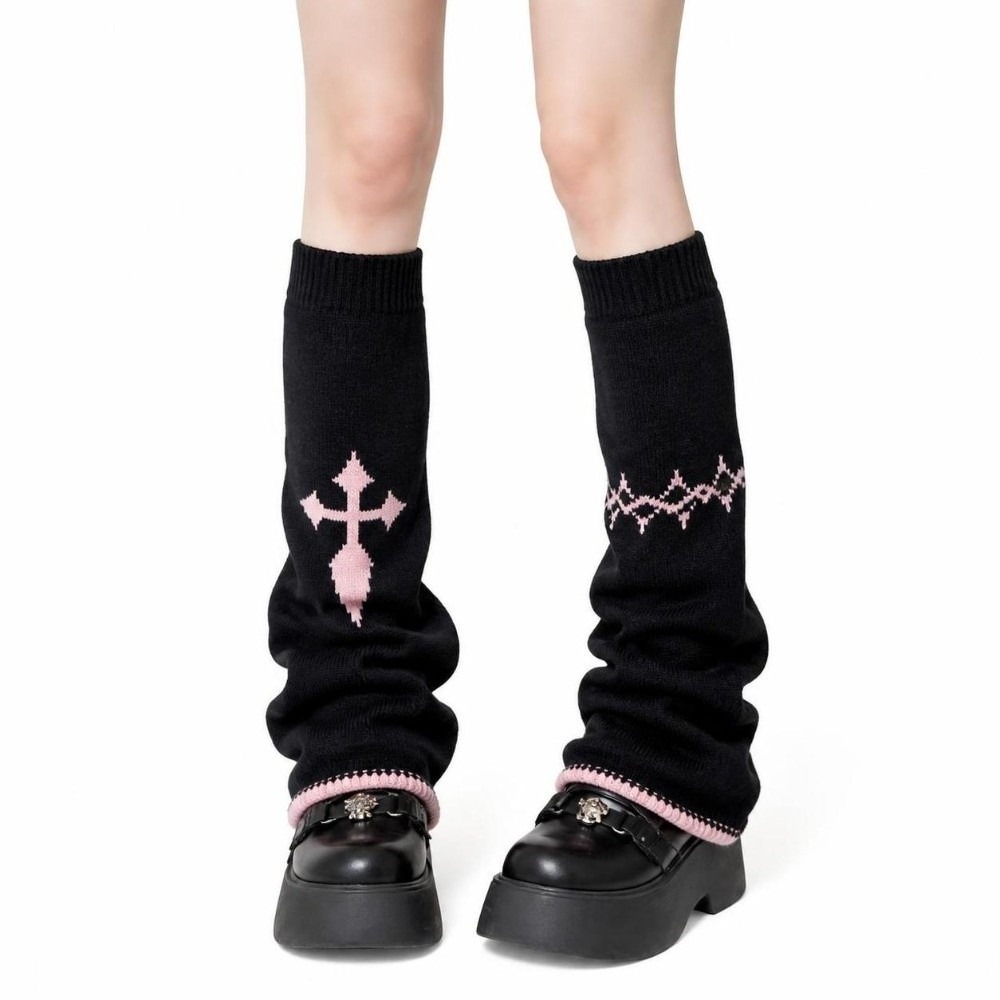 Boot Sock Slouchy - Асимметричные вязаные гетры в стиле Alt