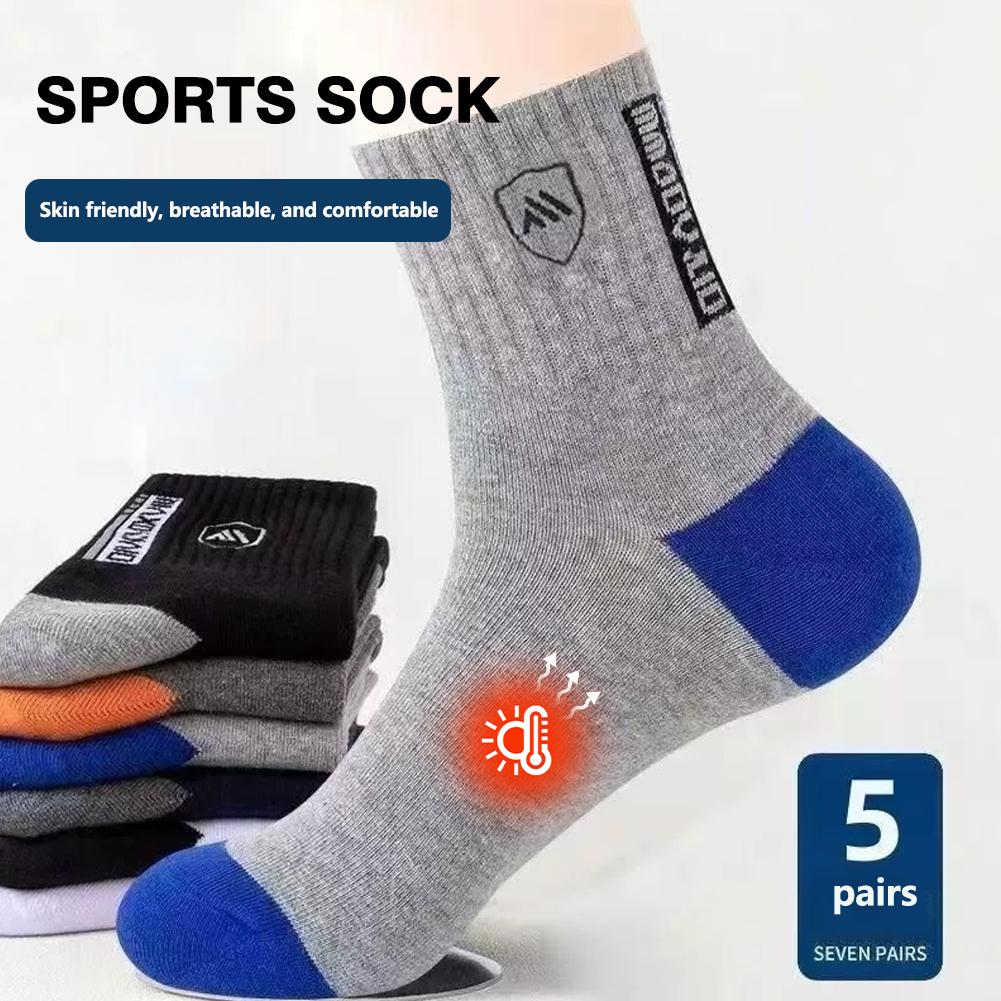 Cotton Crew Sock Pack - 5 пар мужских носков с защитой