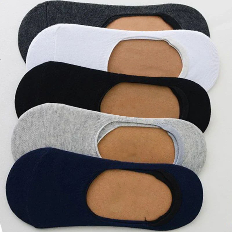 Ankle Sock Low Cut - 5 пар мужских носков-невидимок для лодочной
