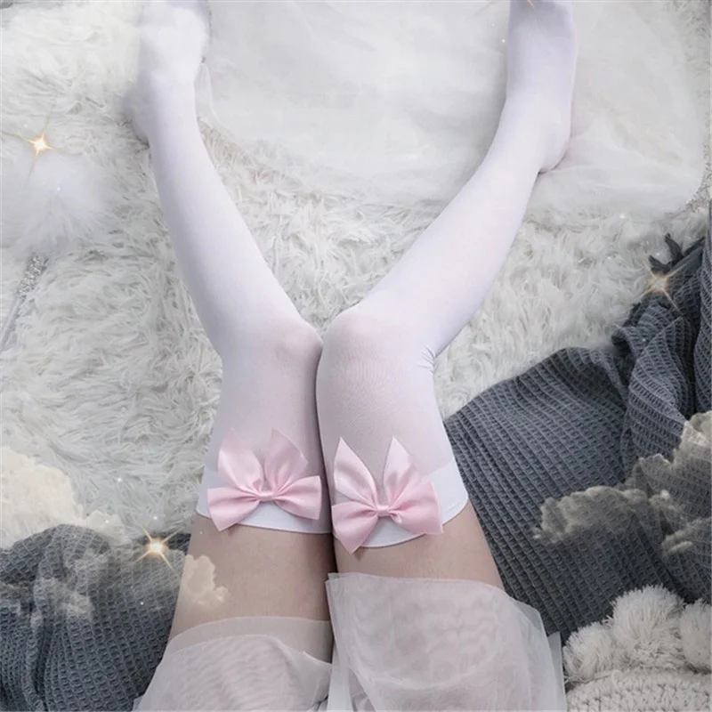 Thigh High Sock Stay Up - Сексуальные женские чулочно-носочные изделия с розовым