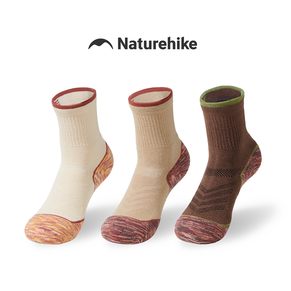 Wool Hiking Sock - Носки Naturehike: спортивные, влагоотводящие, быстросохнущие, шерстяные,