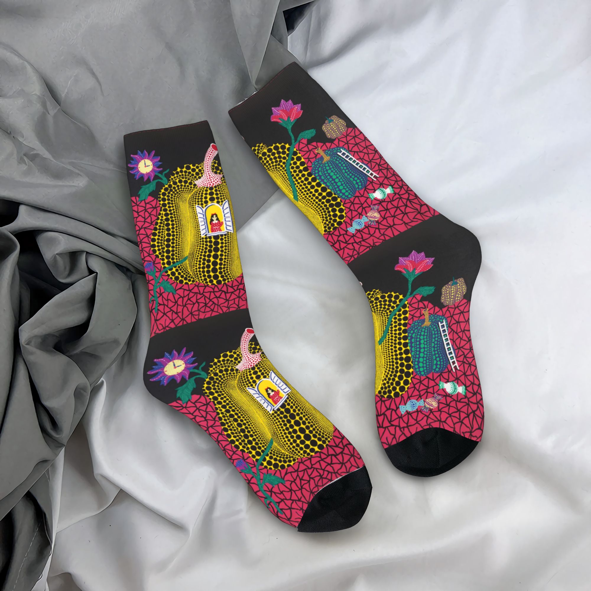 Dress Sock Men - Мужские носки с абстрактным рисунком Яёи
