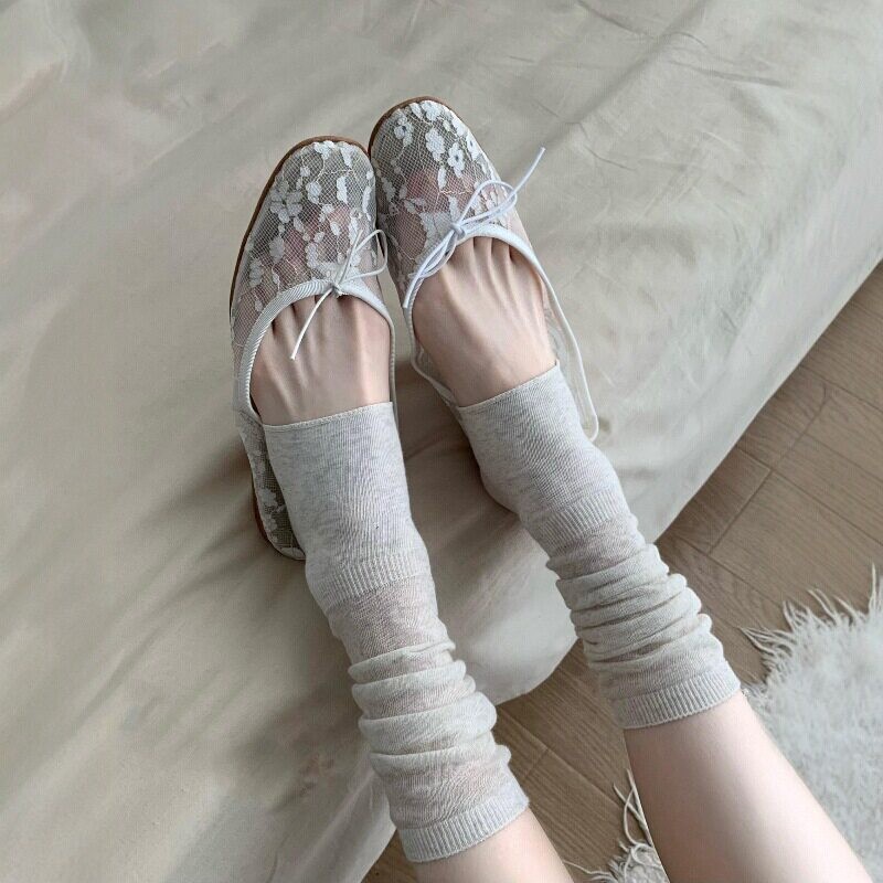 Boot Sock Slouchy - Пара прозрачных сетчатых гетр-чулок в стиле