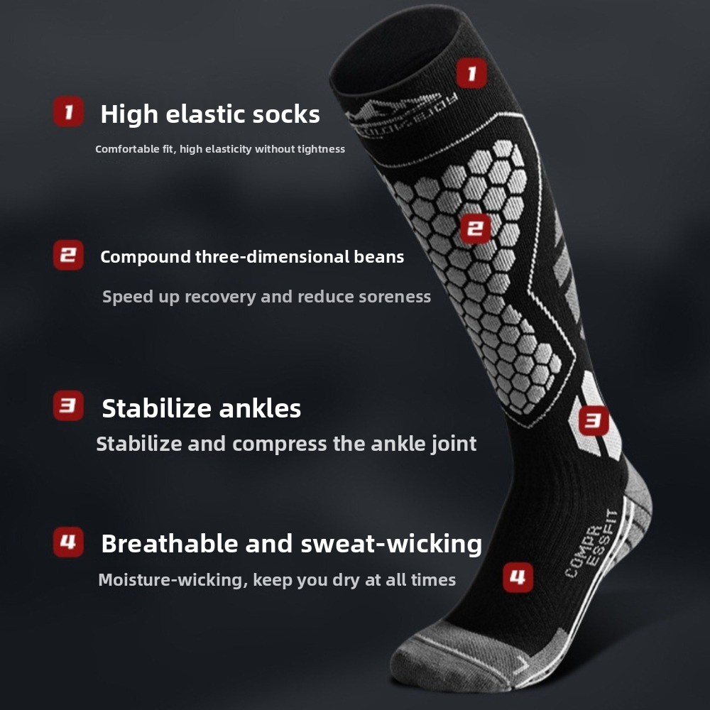 Thermal Sock Winter - Новые утолщенные лыжные носки: дышащие, противоскользящие,