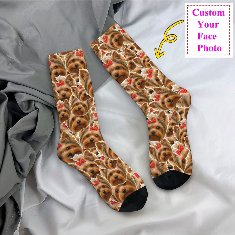Dress Sock Men - Милые мужские персонализированные носки с собачьим