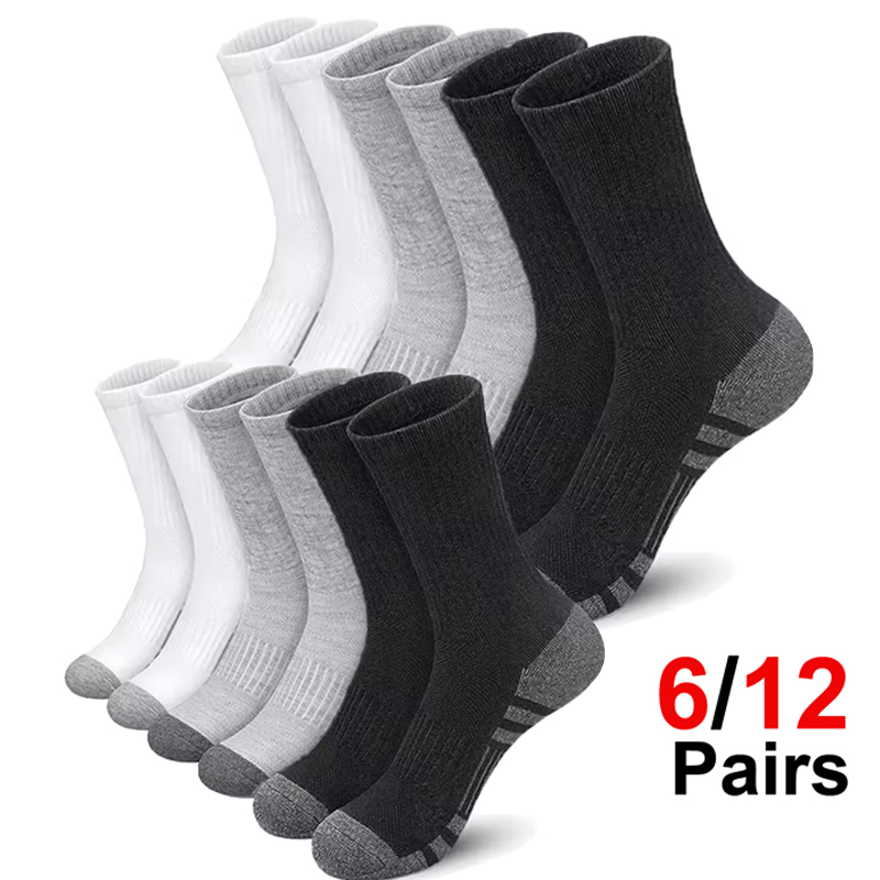 Мужские носки для спорта и акт – обзор и цена Cotton Crew Sock Pack