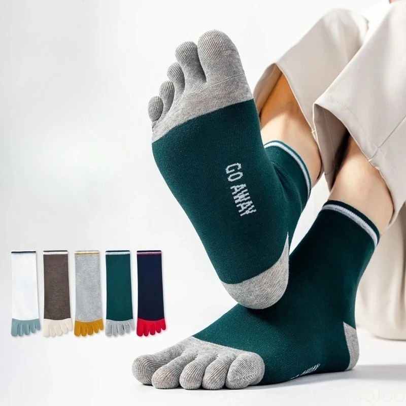 5 пар модных мужских носков ср – обзор и цена Toe Sock Split