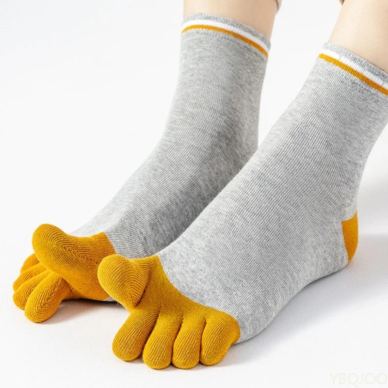5 пар модных мужских носков ср – обзор и цена Toe Sock Split