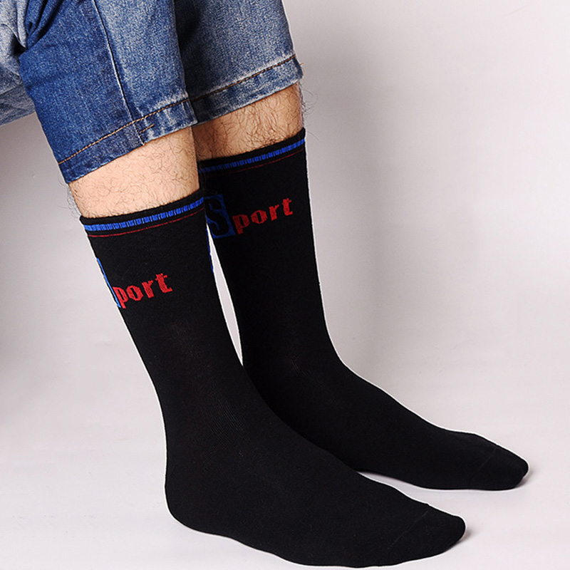3 пары/упак. большие носки EU  – обзор и цена Cotton Crew Sock Pack
