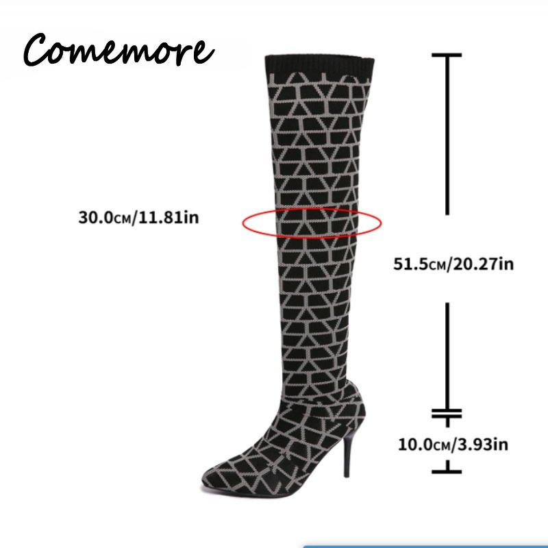 Comemore, женские весенне-осен – обзор и цена Knee High Sock Women