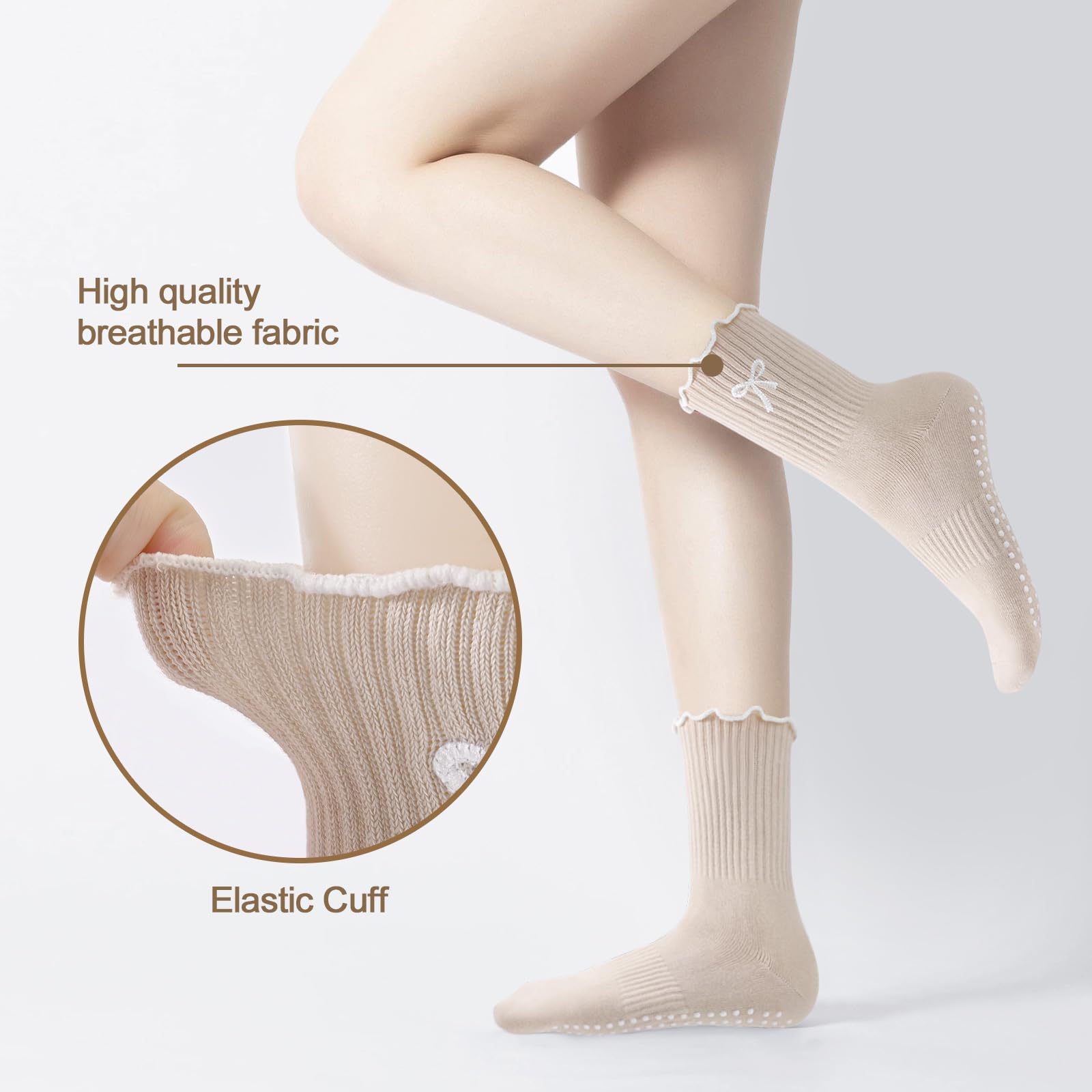 3 пары противоскользящих носко – обзор и цена Grip Sock Yoga