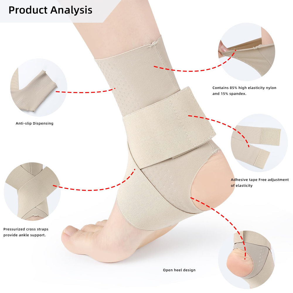 1 шт. регулируемые компрессион – обзор и цена Ankle Brace Sock
