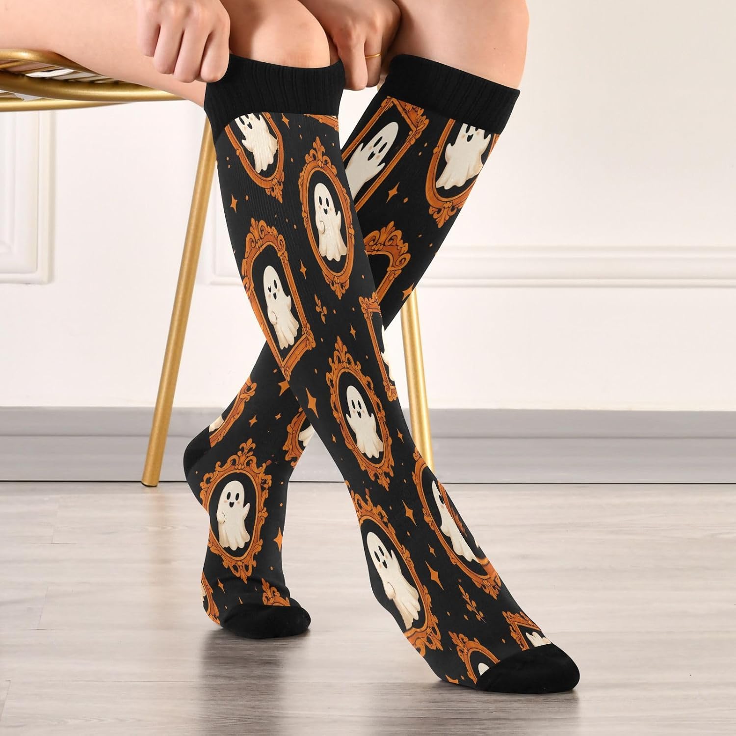 Компрессионные носки Halloween – обзор и цена Knee High Sock Women