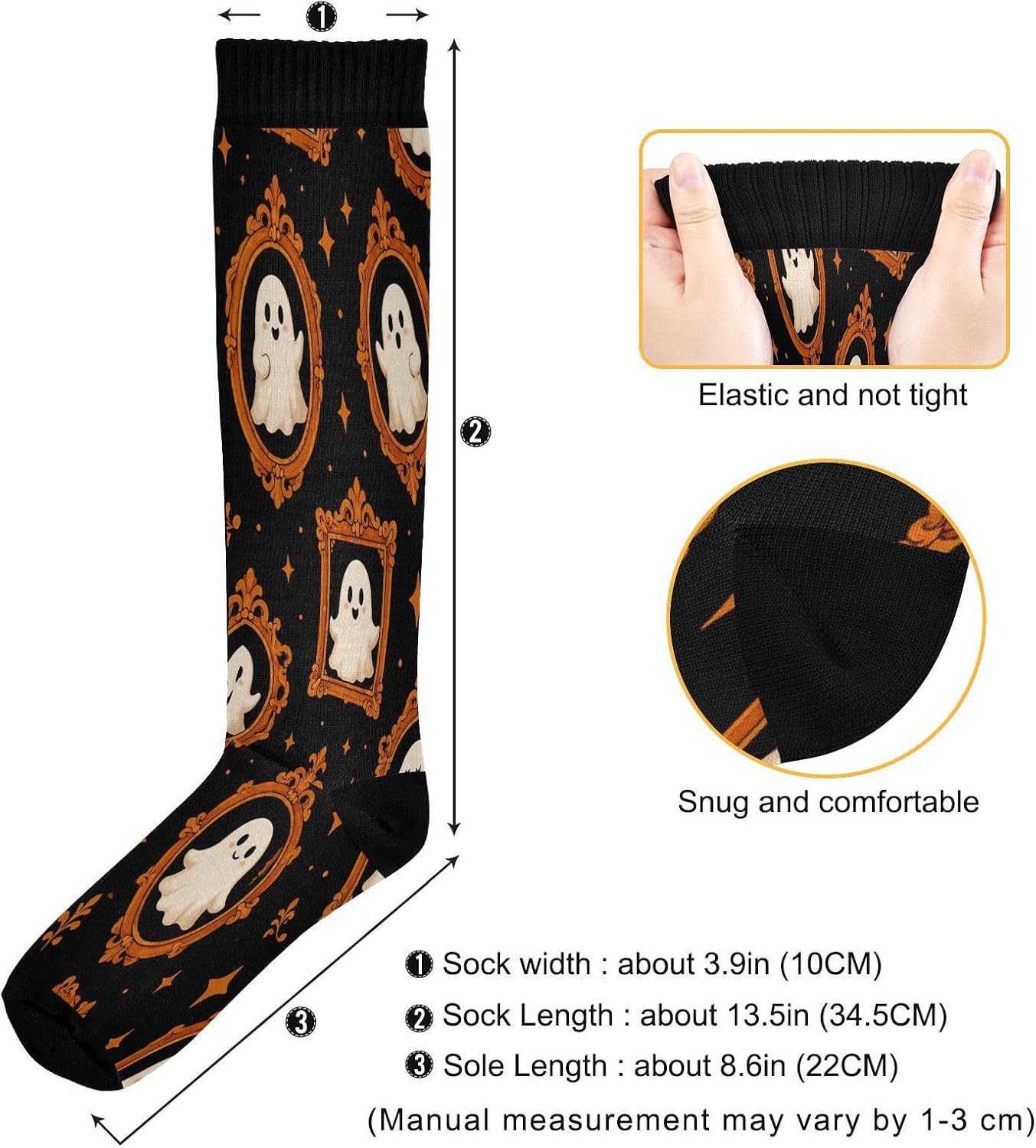 Компрессионные носки Halloween – обзор и цена Knee High Sock Women