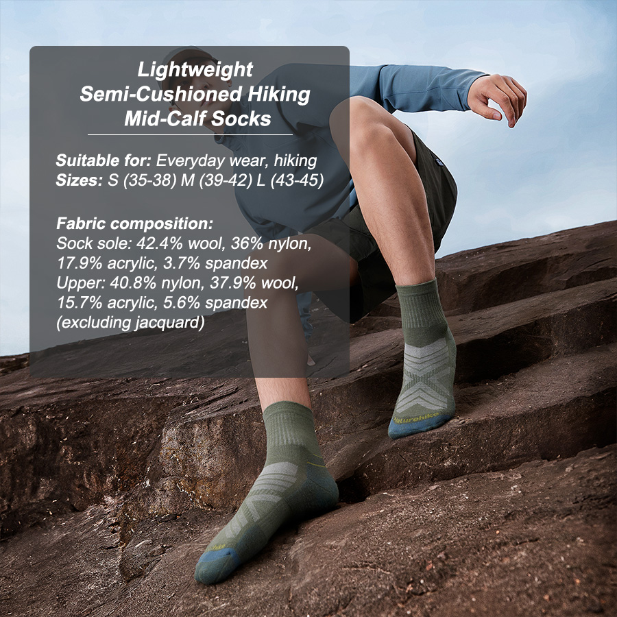 Спортивные носки Naturehike: м – обзор и цена Wool Hiking Sock