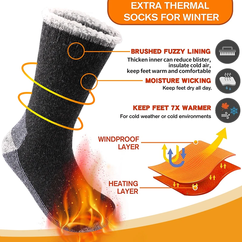 3 пары высококачественных утеп – обзор и цена Thermal Sock Winter