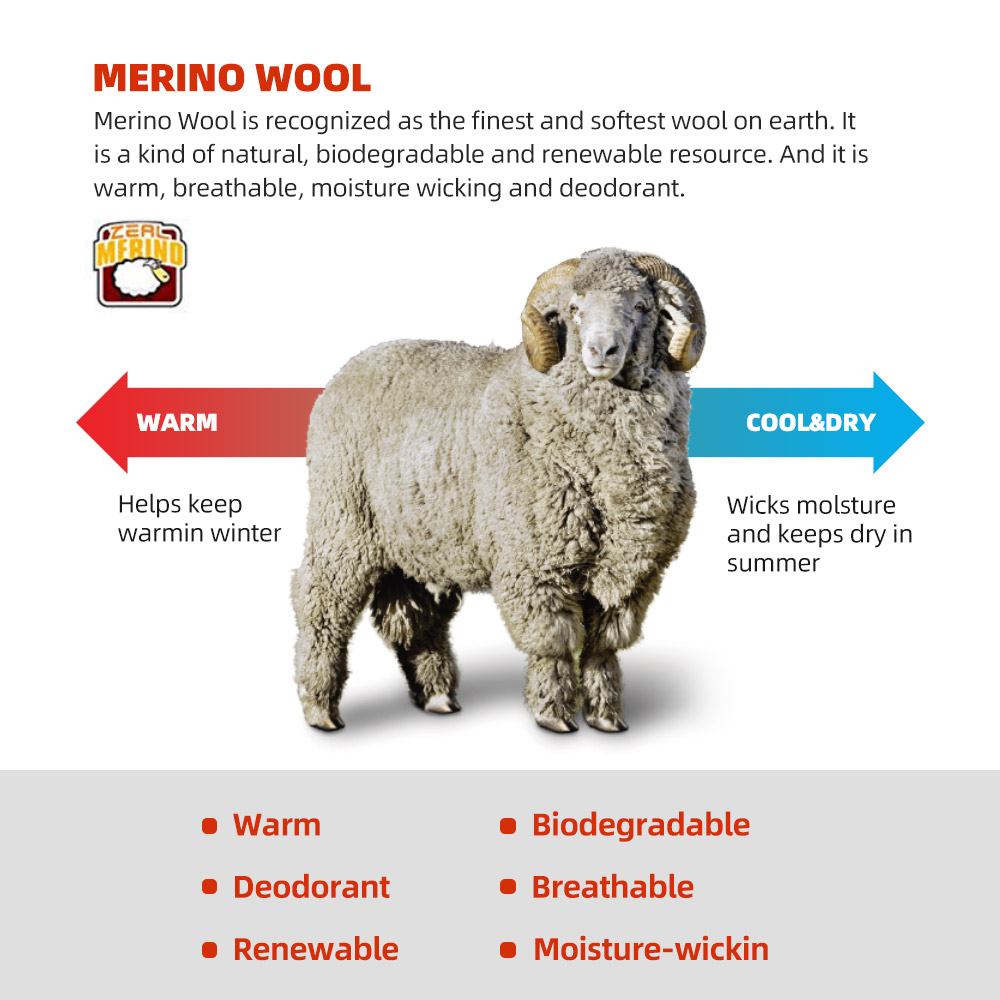 ZEALWOOD носки для бега из мер – обзор и цена Wool Hiking Sock