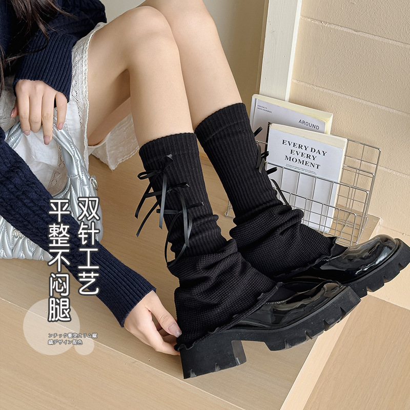 Вязаные гетры для девочек, бел – обзор и цена Boot Sock Slouchy