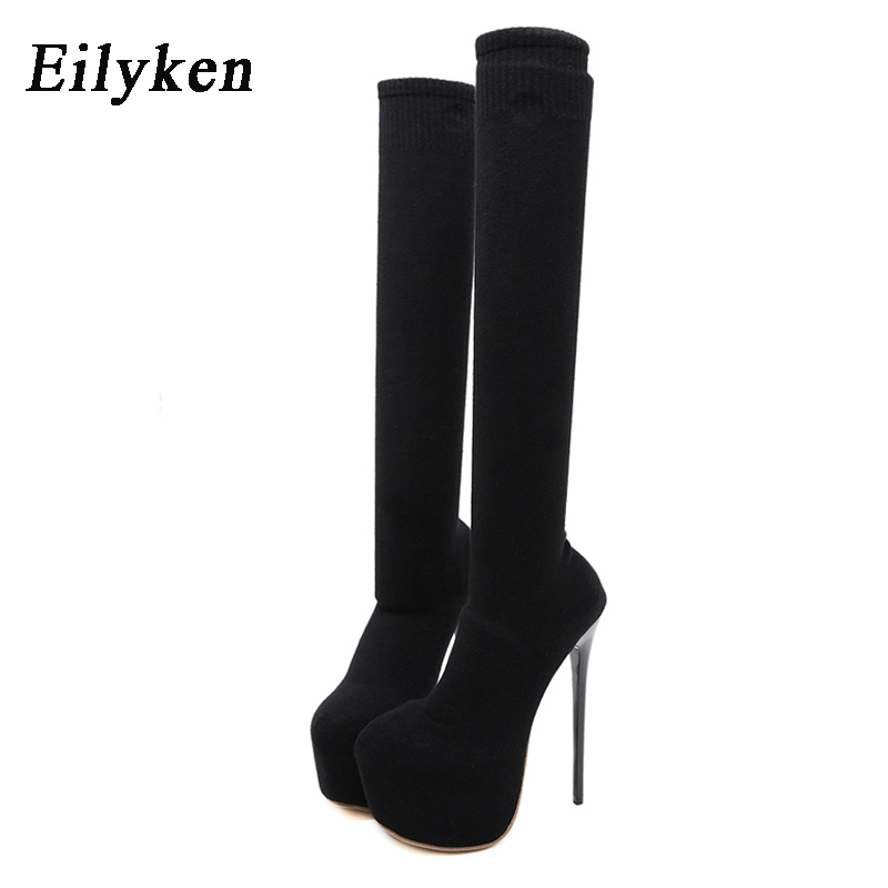 Eilyken модные сапоги выше кол – обзор и цена Knee High Sock Women