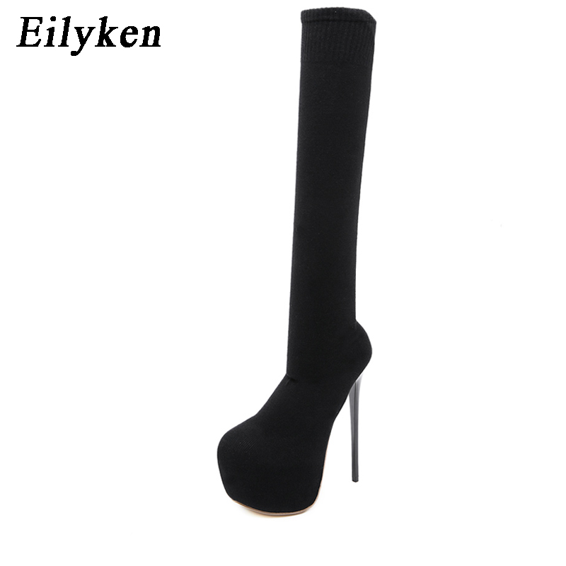 Eilyken модные сапоги выше кол – обзор и цена Knee High Sock Women