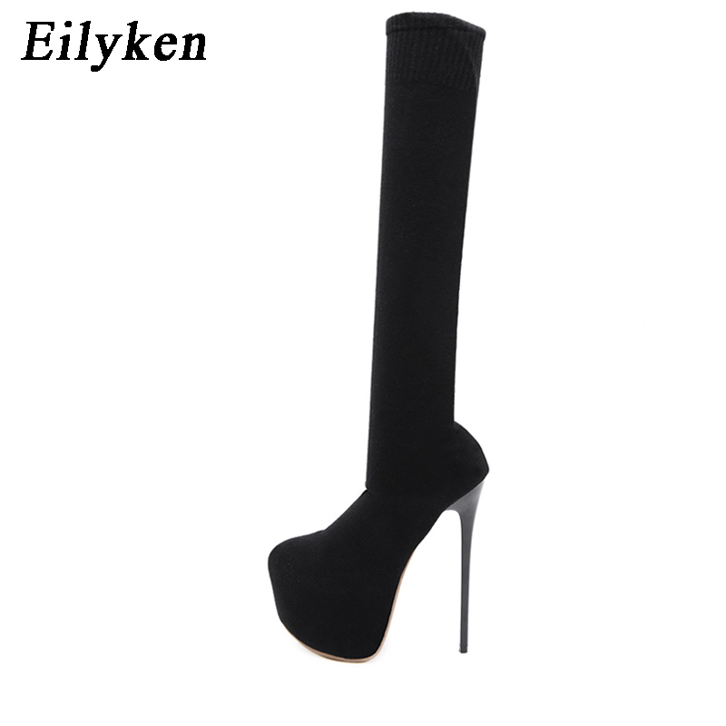 Eilyken модные сапоги выше кол – обзор и цена Knee High Sock Women