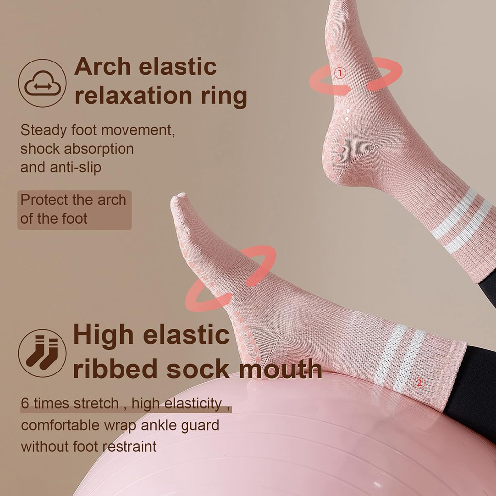 Женские носки для йоги-пилатес – обзор и цена Grip Sock Yoga