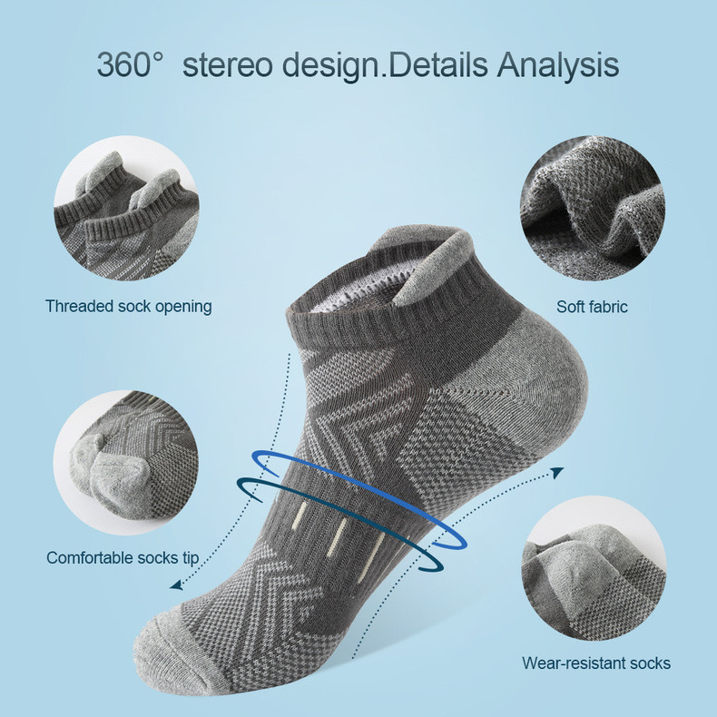 6/12 пар амортизирующих спорти – обзор и цена Athletic Sock Cushion