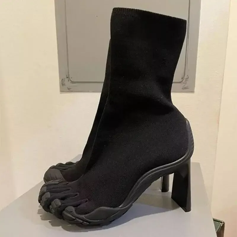 Модные новые женские ботинки с – обзор и цена Toe Sock Split