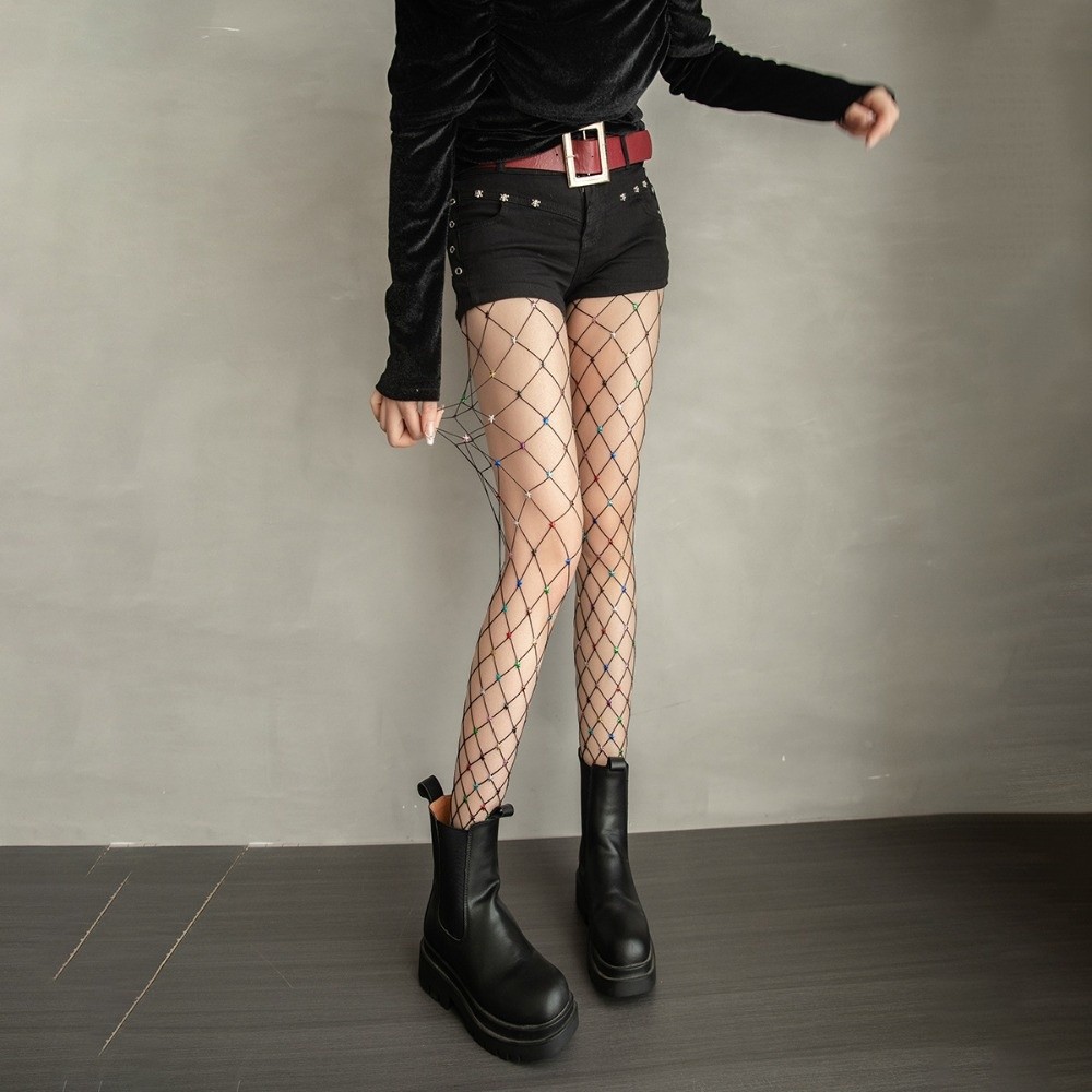 Яркие колготки в стиле Y2K с к – обзор и цена Fishnet Stocking Women