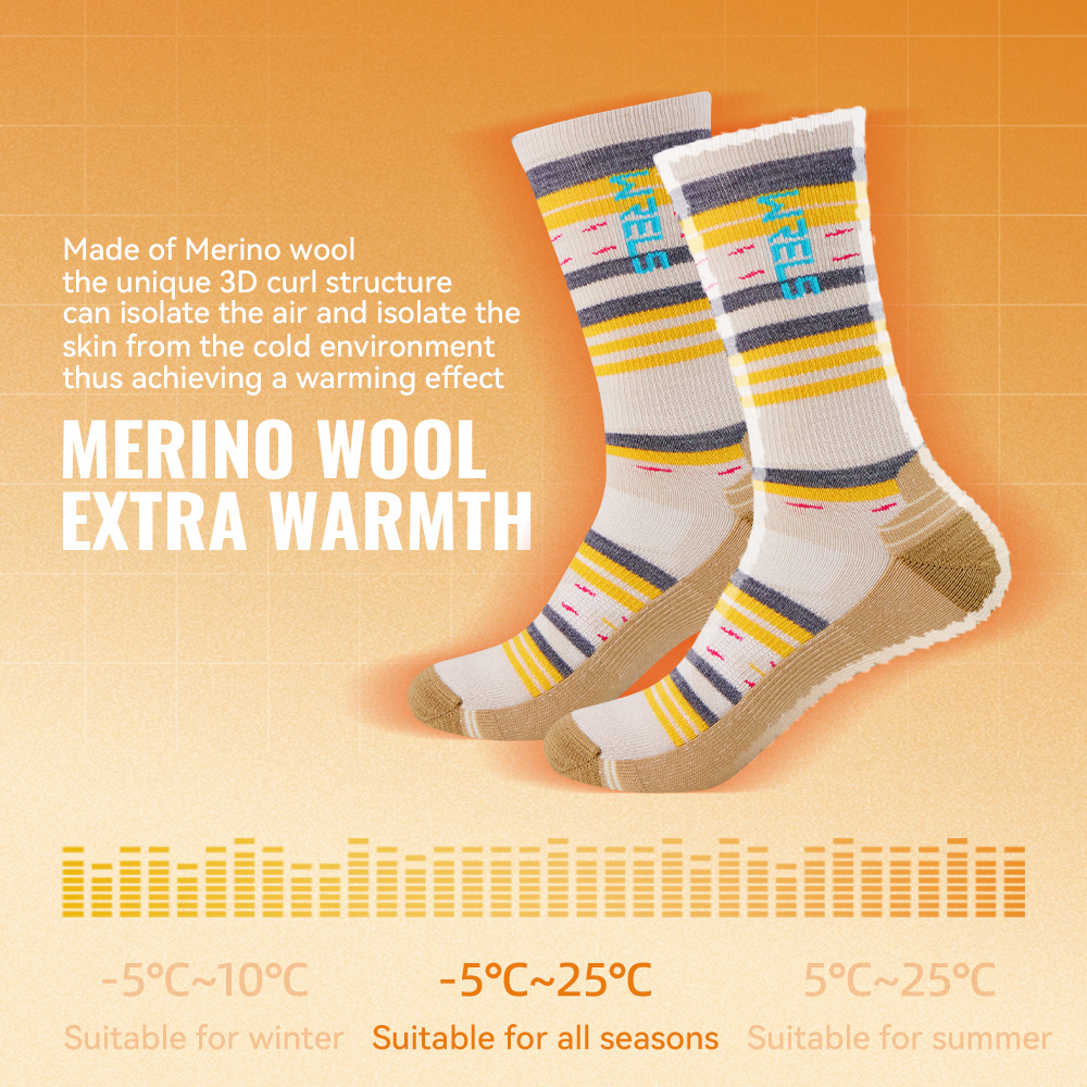 WRELS 1/2/3 пары носков из мер – обзор и цена Wool Hiking Sock
