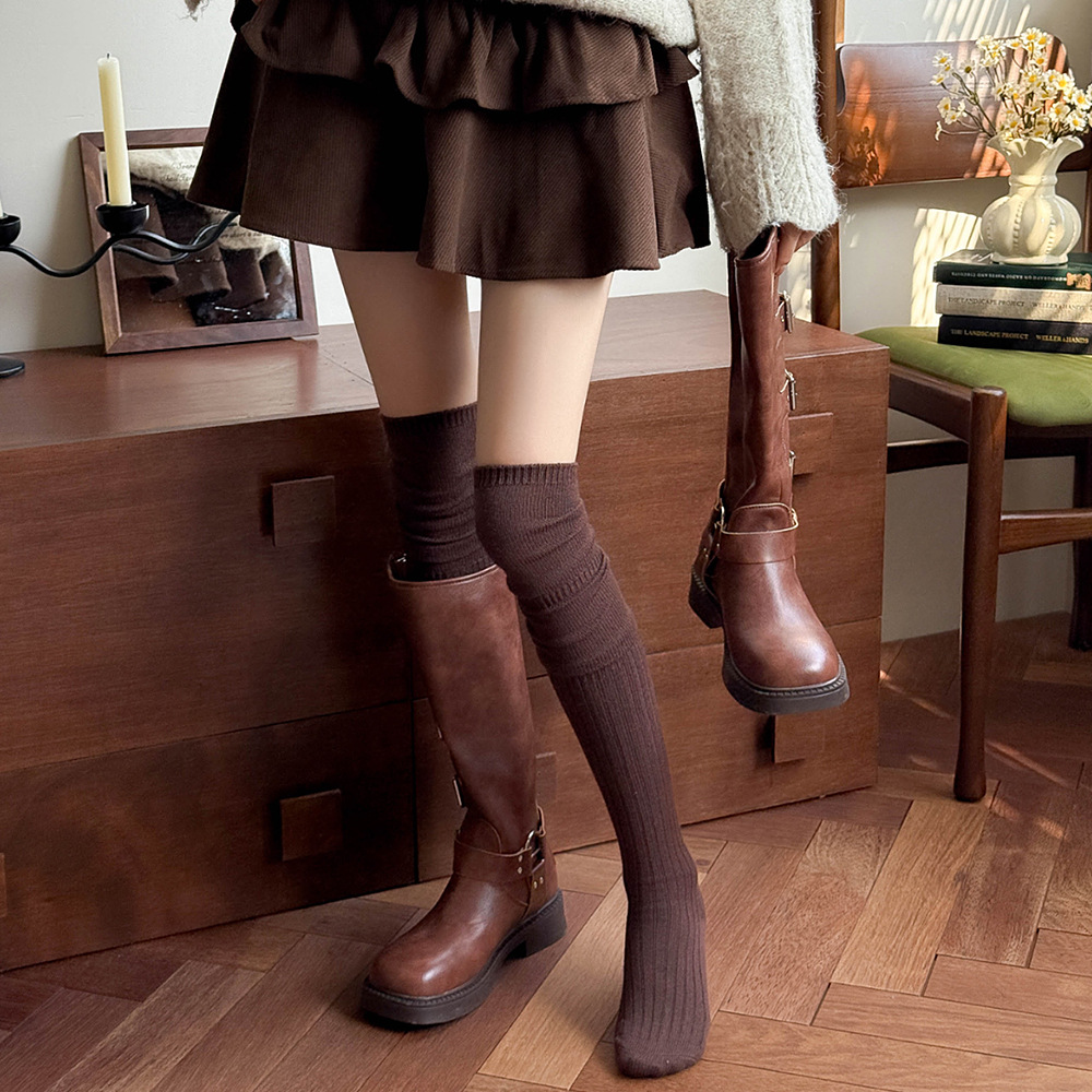 Теплые удлиненные женские носк – обзор и цена Boot Sock Slouchy