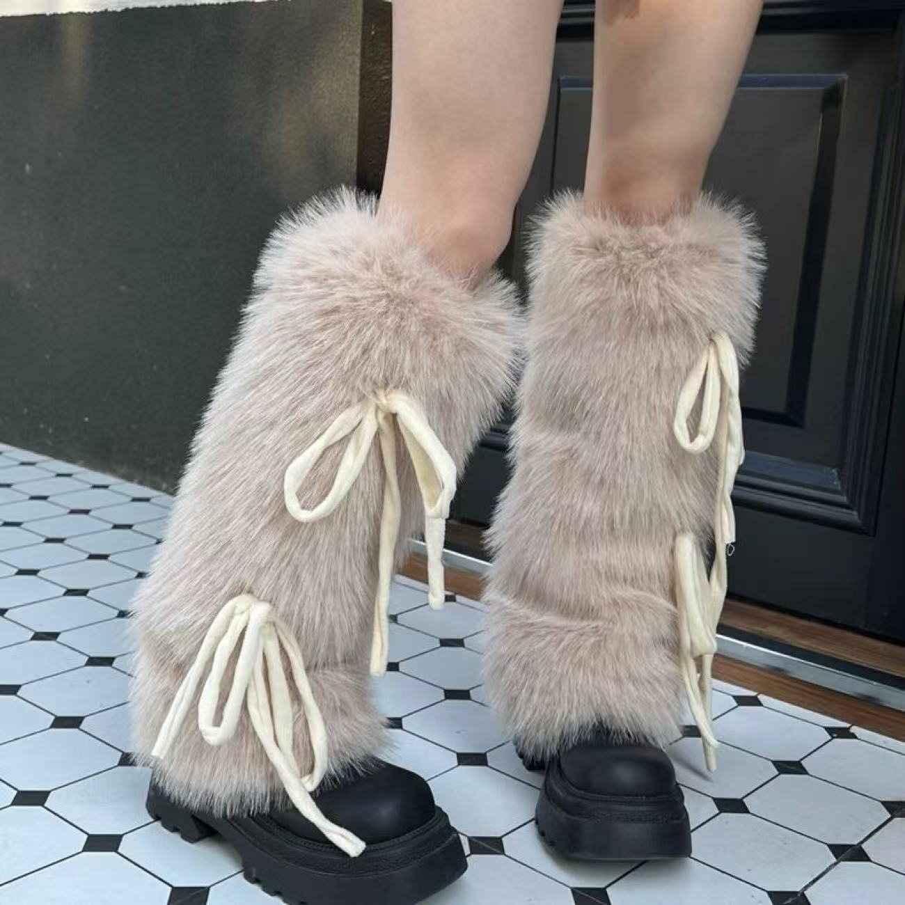 Гетры из искусственного меха д – обзор и цена Boot Sock Slouchy
