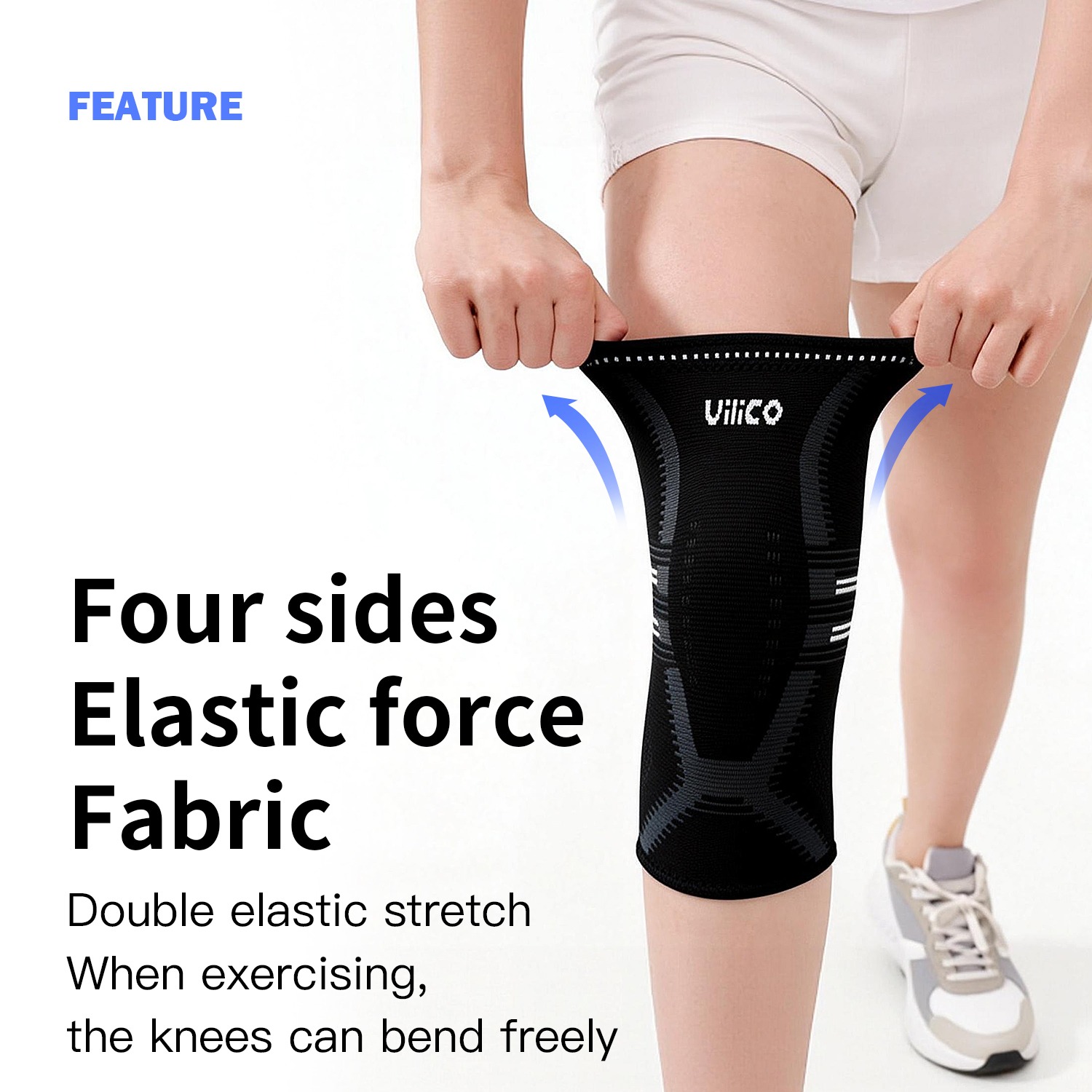 1 шт. Наколенник для женщин и  – обзор и цена Compression Sleeve Calf