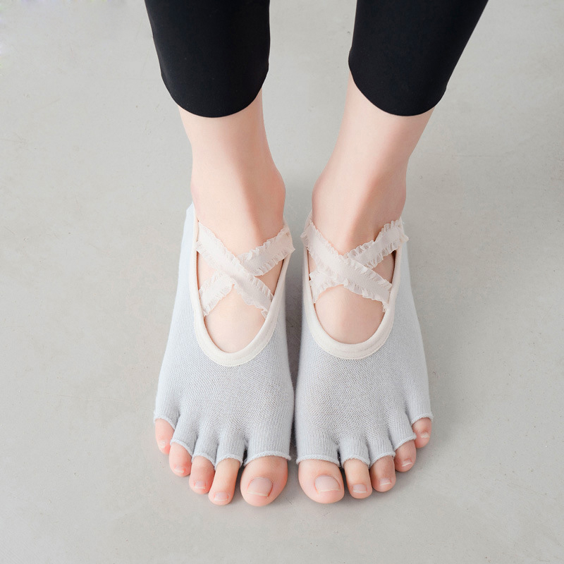 Носки для йоги с пятью пальцам – обзор и цена Toe Sock Split
